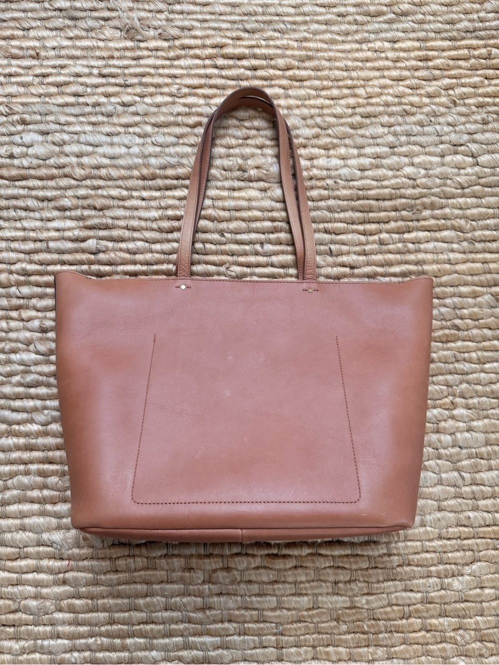 Madewell Classic Raw Leather Women's Tote Bag in Brown Never Used